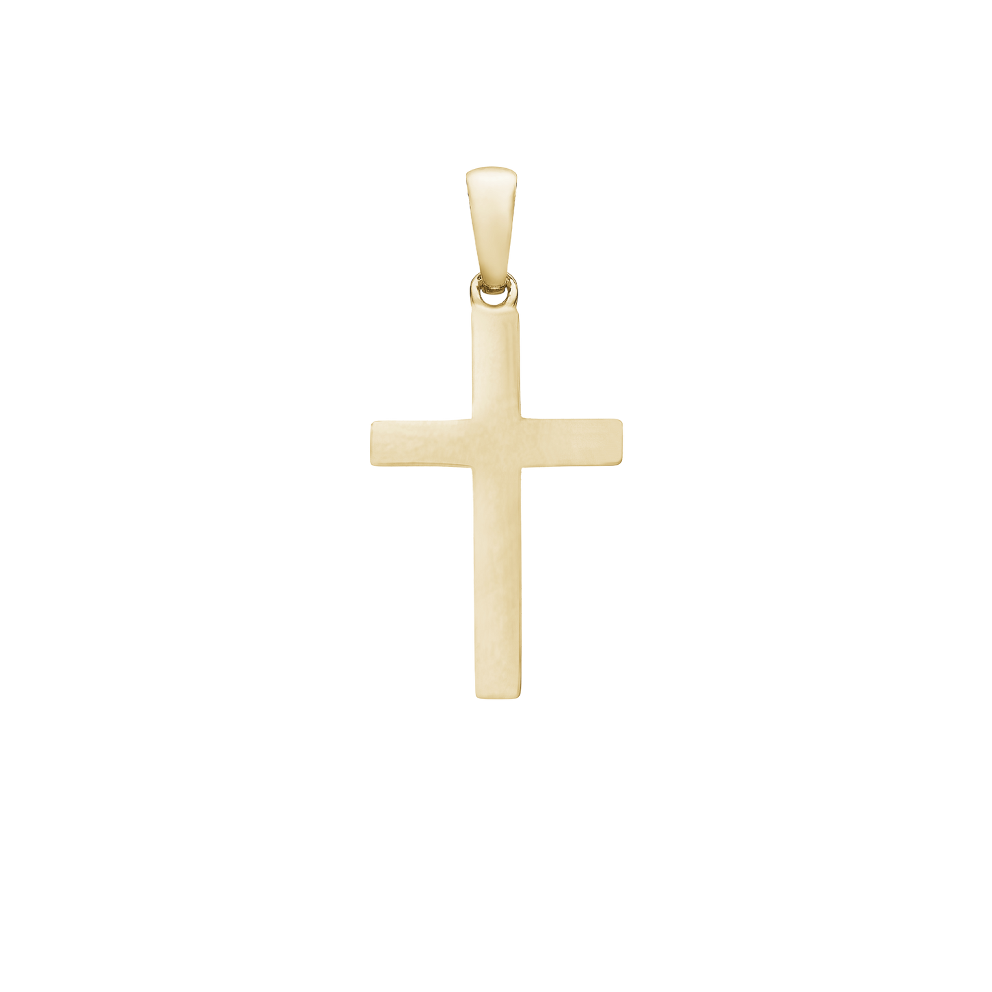 Kors Vedhæng Forgyldt Sterling Sølv 16 x 24,5 mm