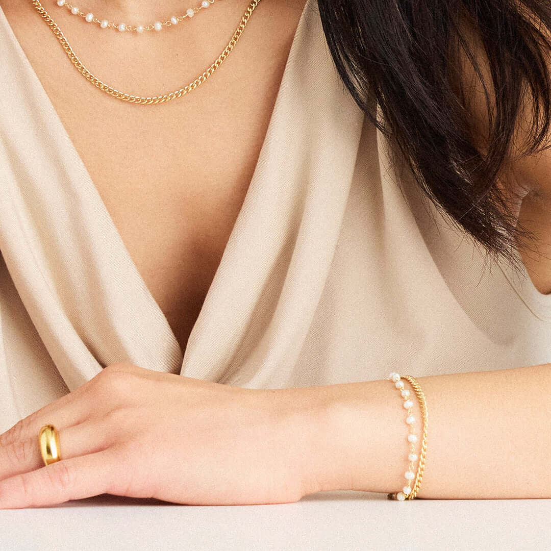 Ring Doughnut Forgyldt Sterling Sølv