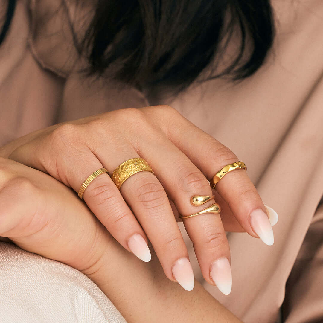 Ring Moon Sterling Sølv