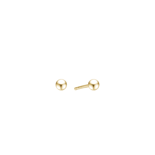 Kugle Ørestikker 8 Karat Guld 4 mm