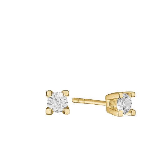 Eternity Ørestikker 14 Karat Guld Med 2x0,25ct W/SI Diamant