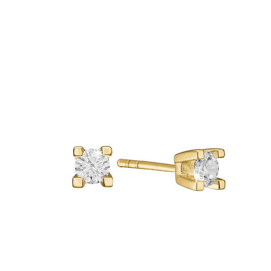 Eternity Ørestikker 14 Karat Guld Med 2x0,35ct W/SI Diamant