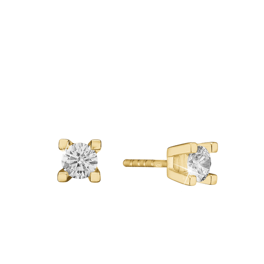 Eternity Ørestikker 14 Karat Guld Med 2x0,40ct W/SI Diamant