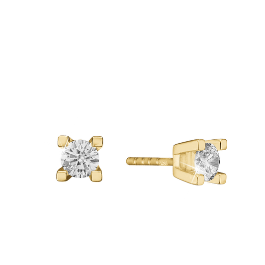 Eternity Ørestikker 14 Karat Guld Med 2x0,50ct W/SI Diamant