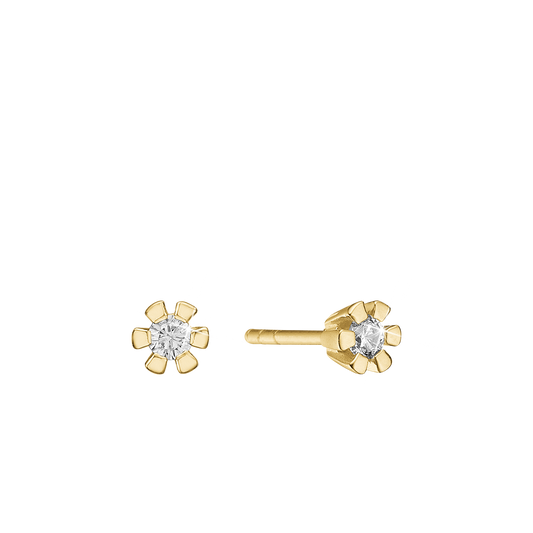 Eternity Ørestikker 14 Karat Guld Med 2x0,25ct W/SI Diamant