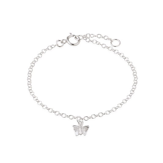 Armbånd til Børn med Sommerfugl Sterling Sølv 14 + 2 cm