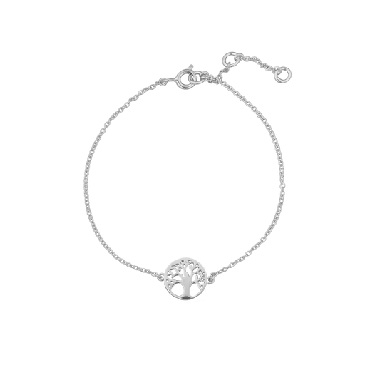 Armbånd Livets Træ Forgyldt Sterling Sølv 16 + 3 cm