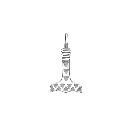 Thors Hammer Vedhæng  Sterling Sølv 14 x 25 mm