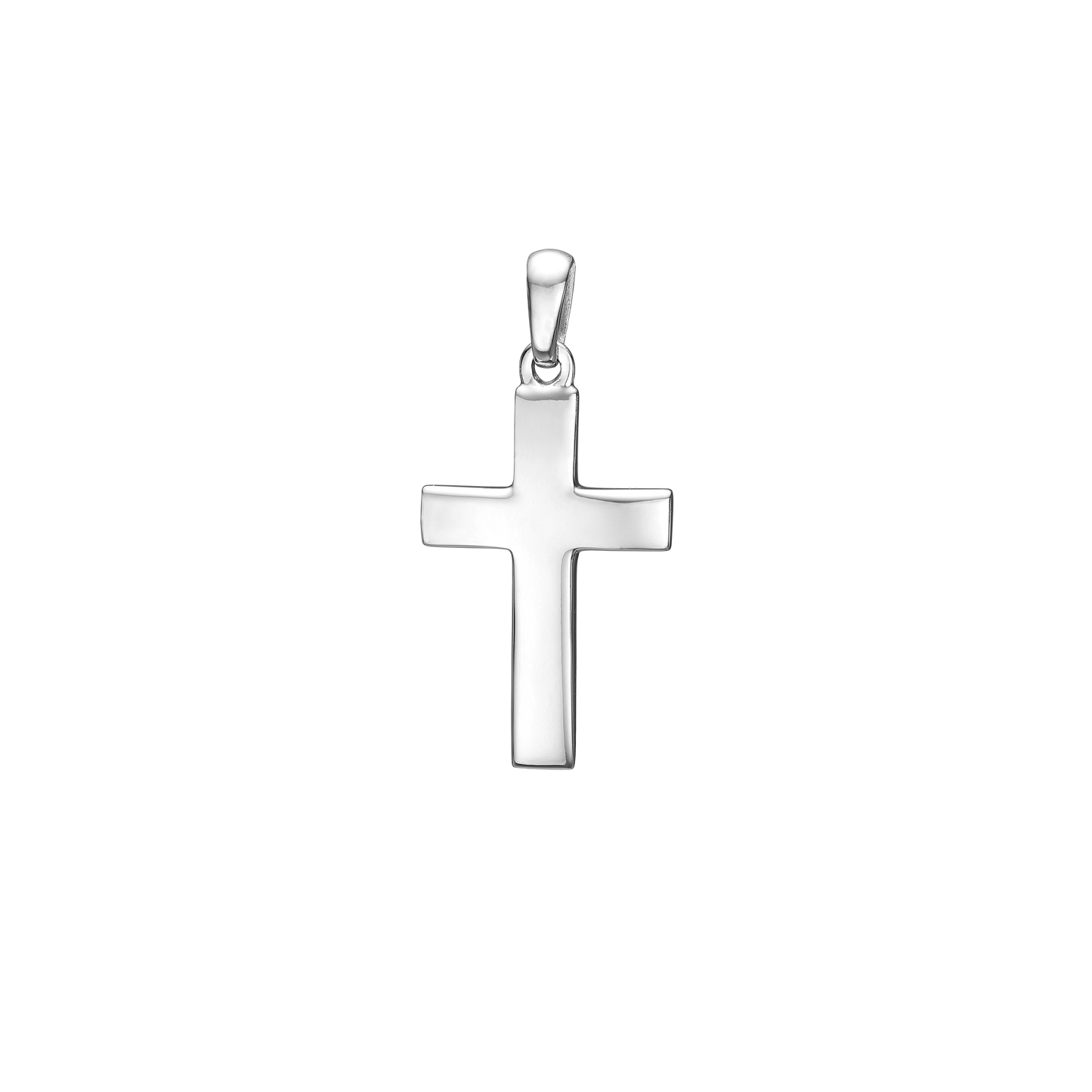 Kors Vedhæng Sterling Sølv 16 x 23 mm