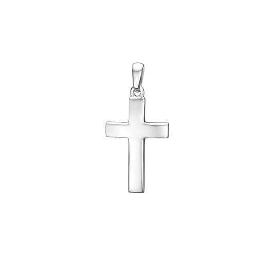 Kors Vedhæng Sterling Sølv 16 x 23 mm