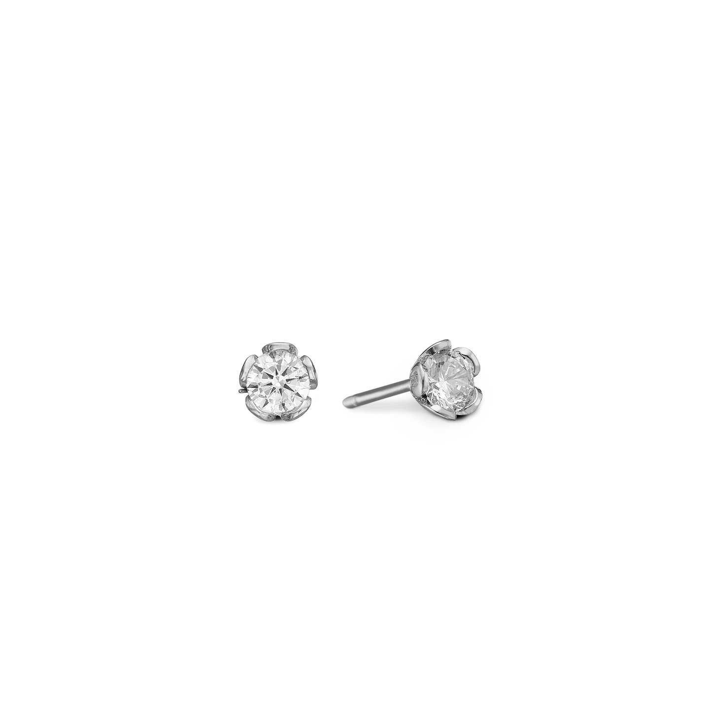 Cubic Zirkonia Ørestikker Sterling Sølv 5,5 mm