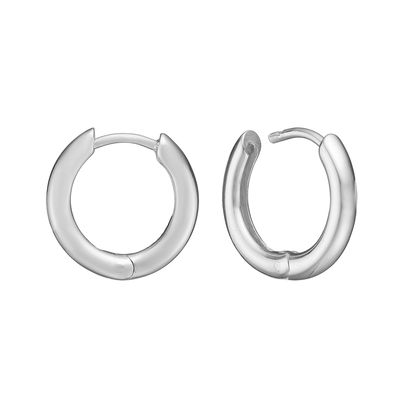 Creoler Sterling Sølv 21,5 mm Med Vippelås Tråd 2,7 mm