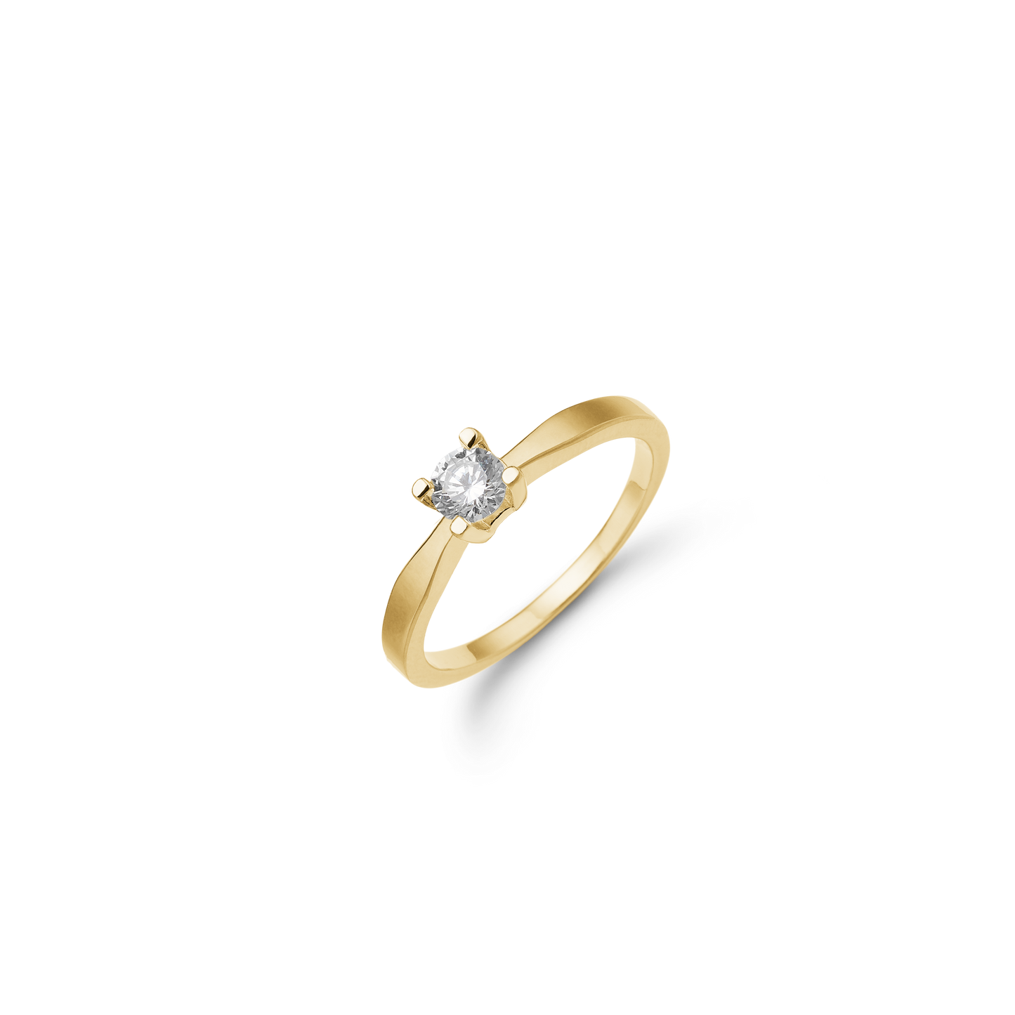 Eternity Ring 14 Karat Guld Med 0,30ct W/SI Diamant