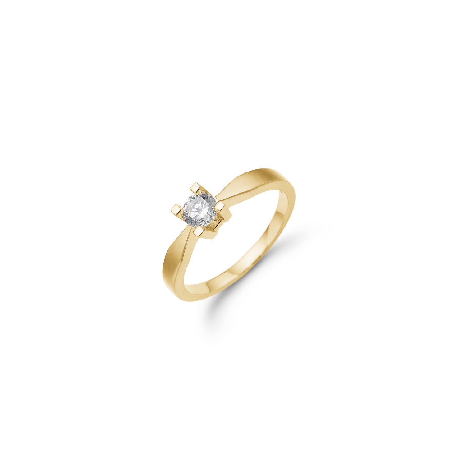 Eternity Ring 14 Karat Guld Med 0,40ct W/SI Diamant