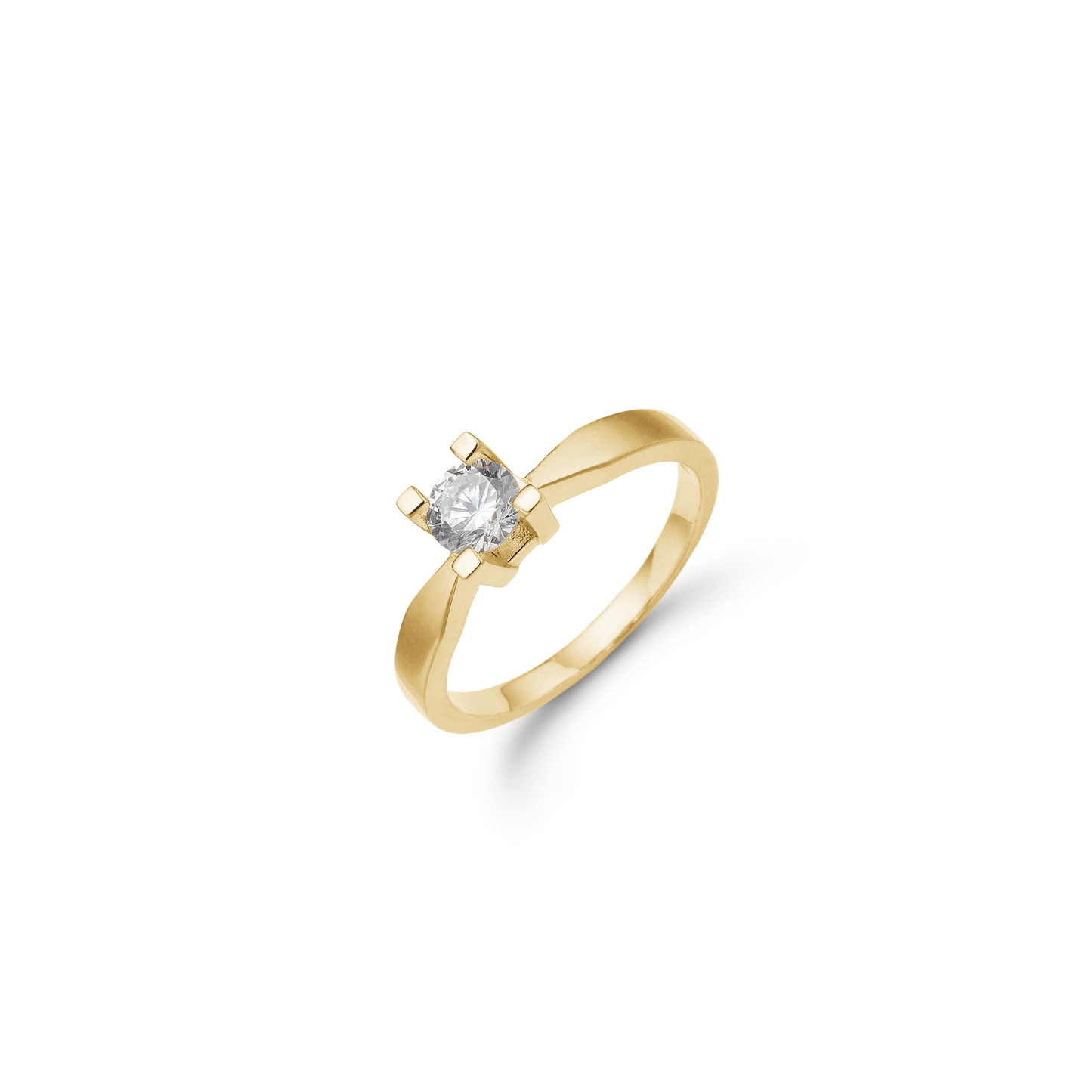Eternity Ring 14 Karat Guld Med 0,50ct W/SI Diamant