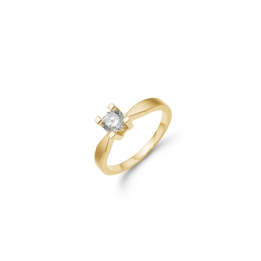 Eternity Ring 14 Karat Guld Med 0,50ct W/SI Diamant