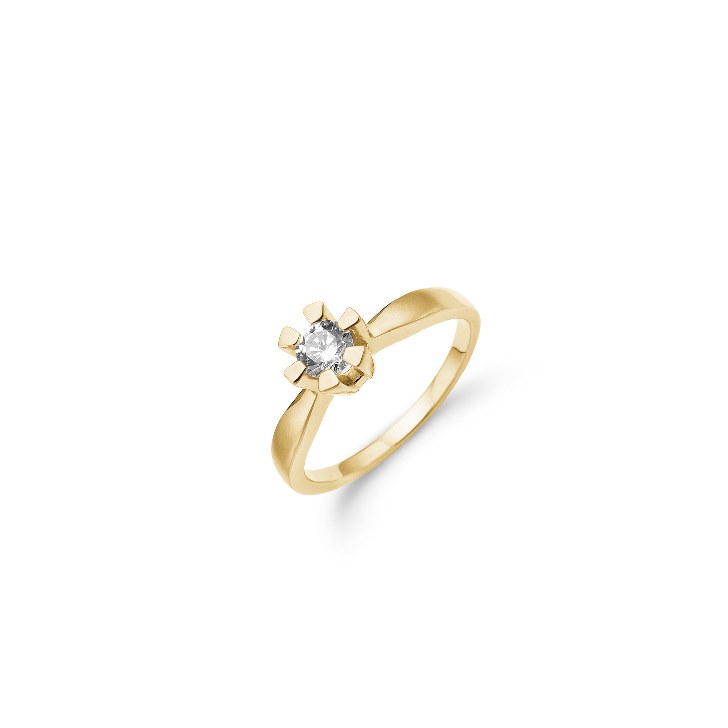 Eternity Ring 14 Karat Guld Med 0,40ct W/SI Diamant