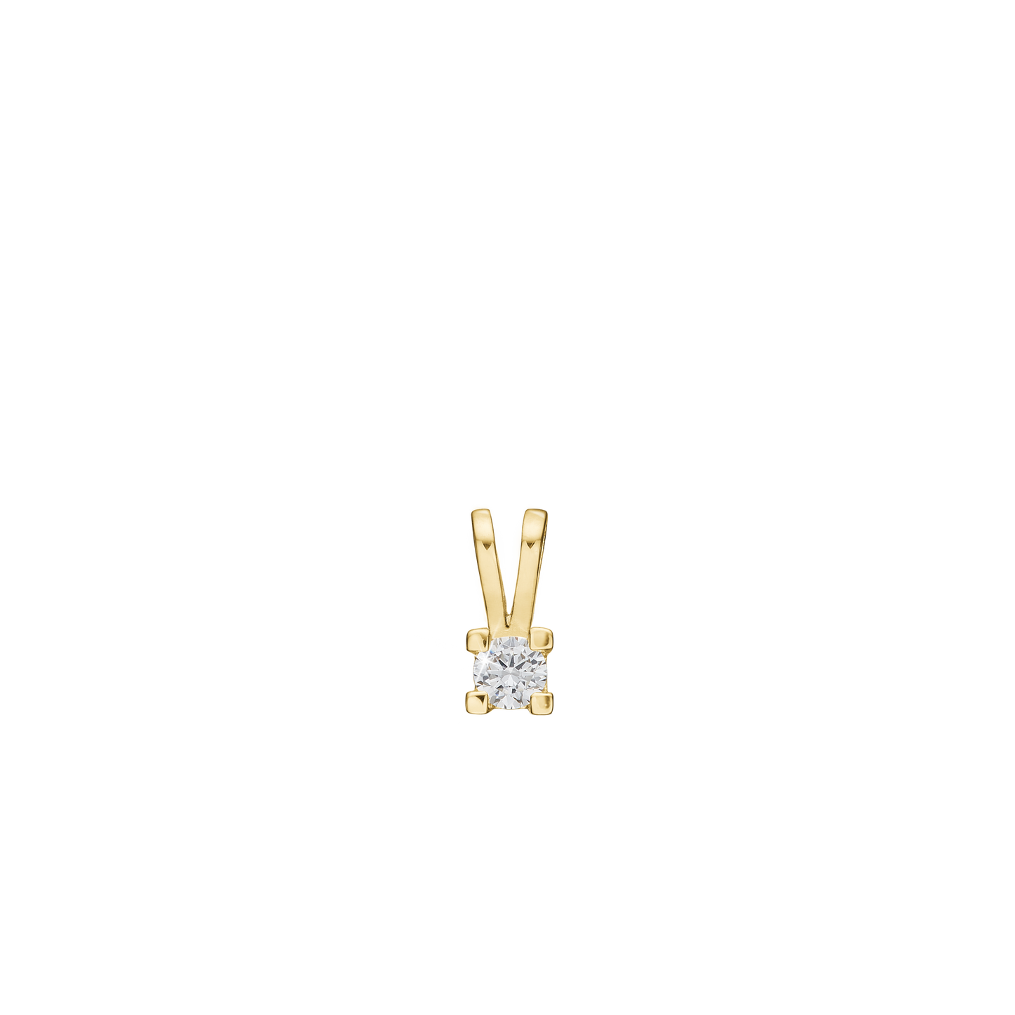 Eternity Vedhæng 14 Karat Guld Med 0,15ct W/SI Diamant