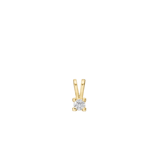 Eternity Vedhæng 14 Karat Guld Med 0,15ct W/SI Diamant