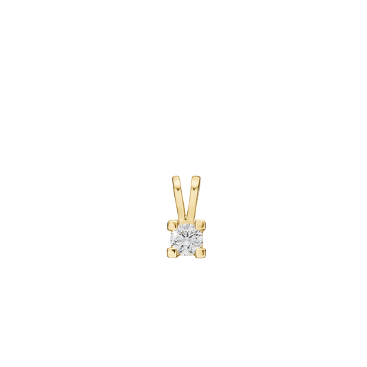 Eternity Vedhæng 14 Karat Guld Med 0,25ct W/SI Diamant