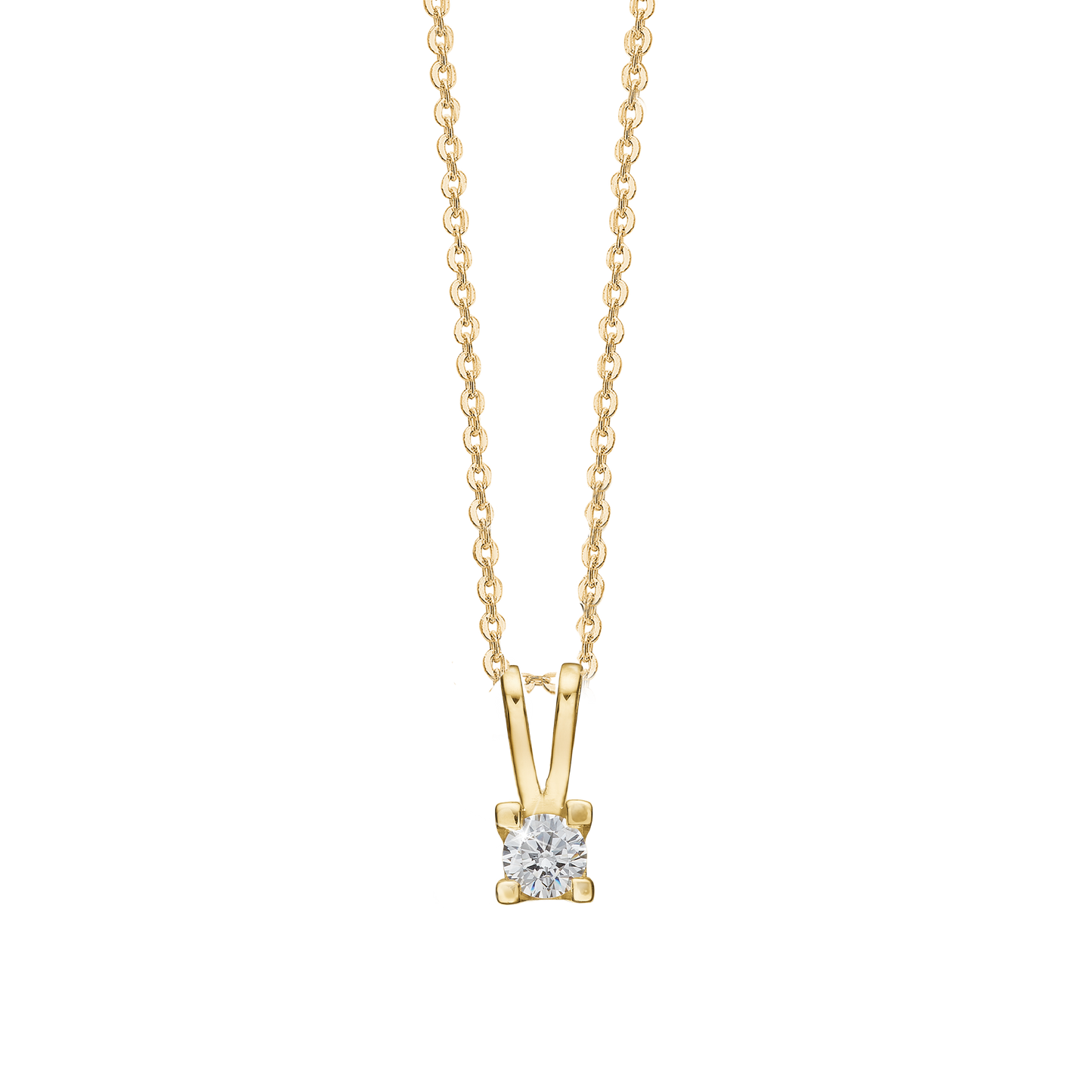 Eternity Vedhæng 14 Karat Guld Med 0,40ct W/SI Diamant