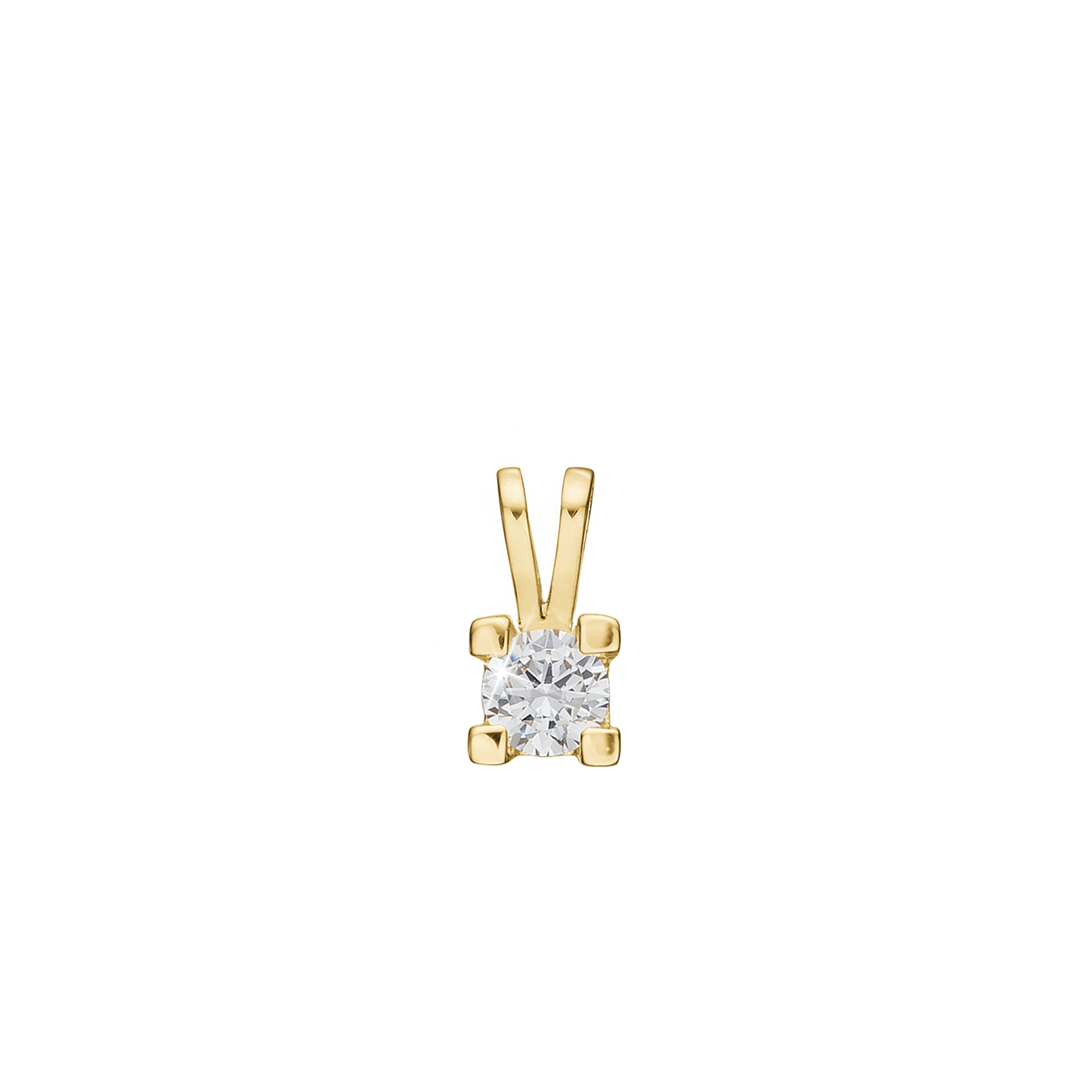 Eternity Vedhæng 14 Karat Guld Med 0,40ct W/SI Diamant