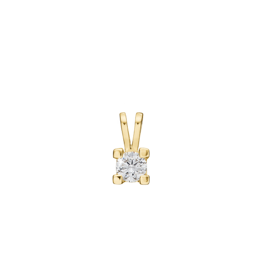 Eternity Vedhæng 14 Karat Guld Med 0,40ct W/SI Diamant