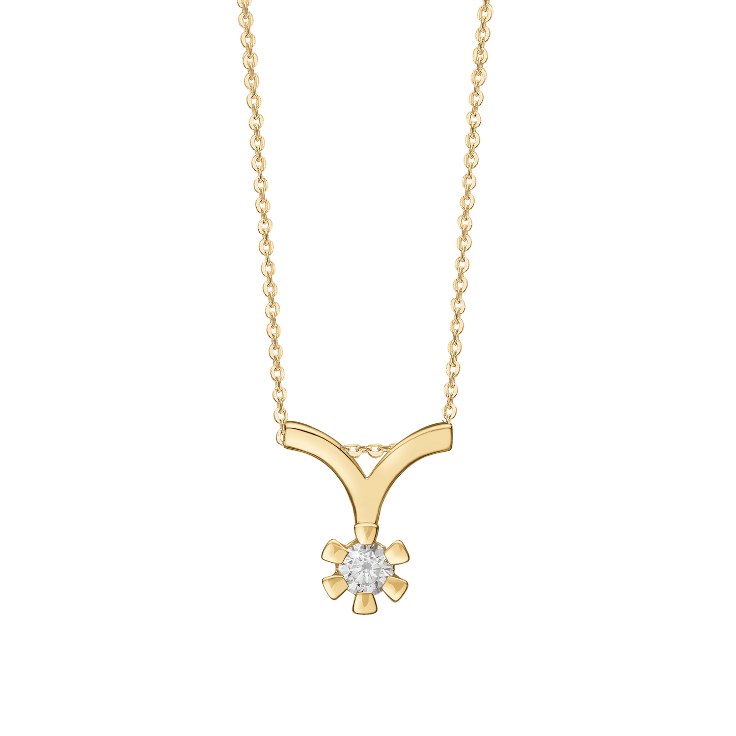 Eternity Vedhæng 14 Karat Guld Med 0,30ct W/SI Diamant