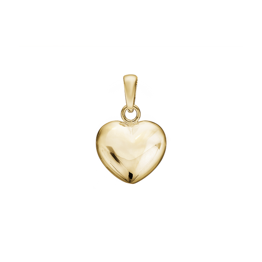 Hjerte Vedhæng 14 Karat Guld 15,5 x 16,5 mm