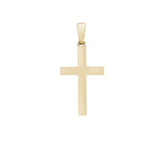 Kors Vedhæng  14 Karat Guld 16 x 24,5 mm
