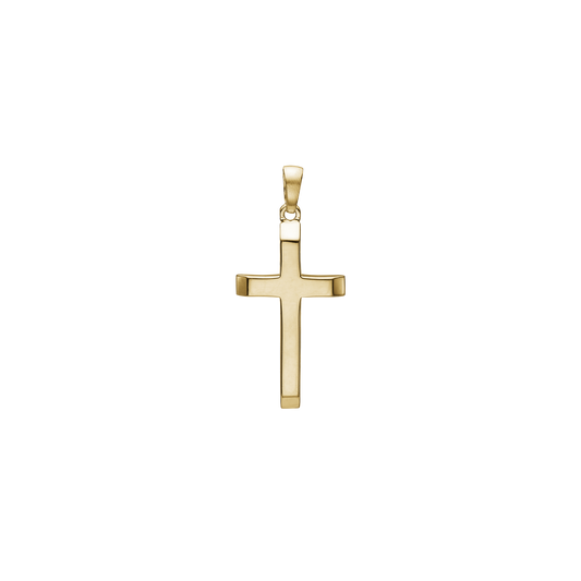 Kors Vedhæng  14 Karat Guld 11,5 x 18 mm