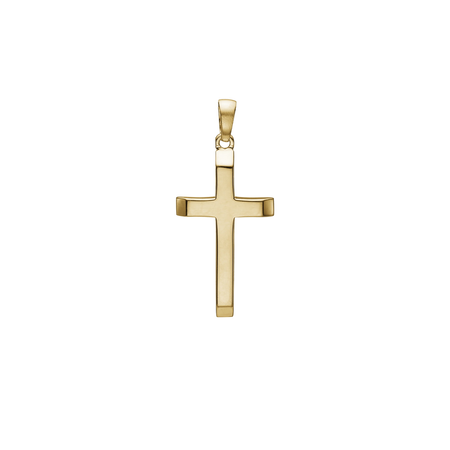 Kors Vedhæng  14 Karat Guld 13,5 x 22,5 mm