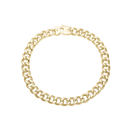 Armbånd Lænke 8 Karat Guld 19 cm