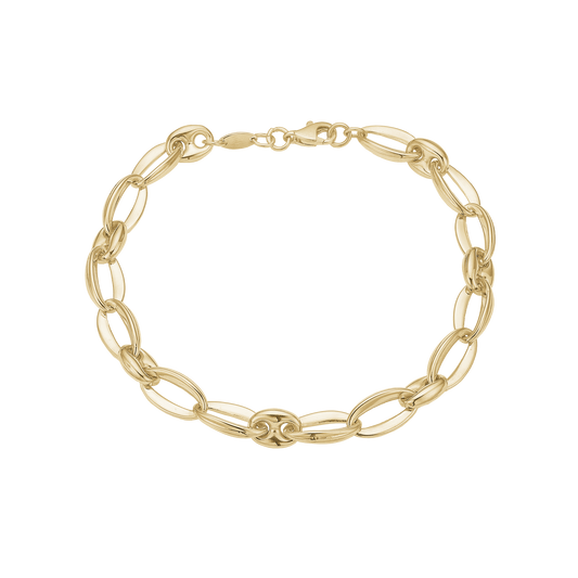 Armbånd Lænke 8 Karat Guld 19 cm