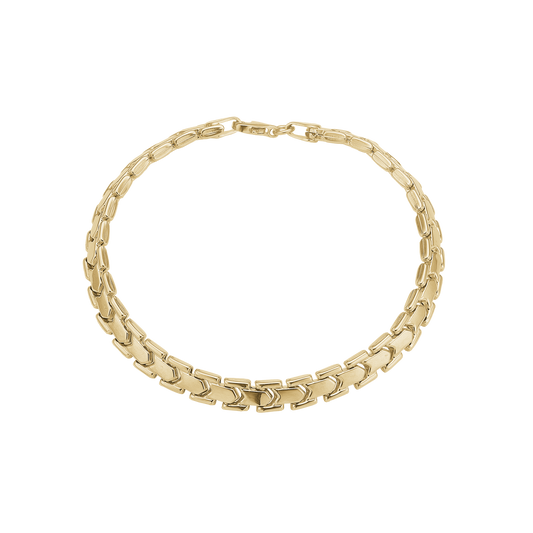 Armbånd Lænke 8 Karat Guld 19 cm