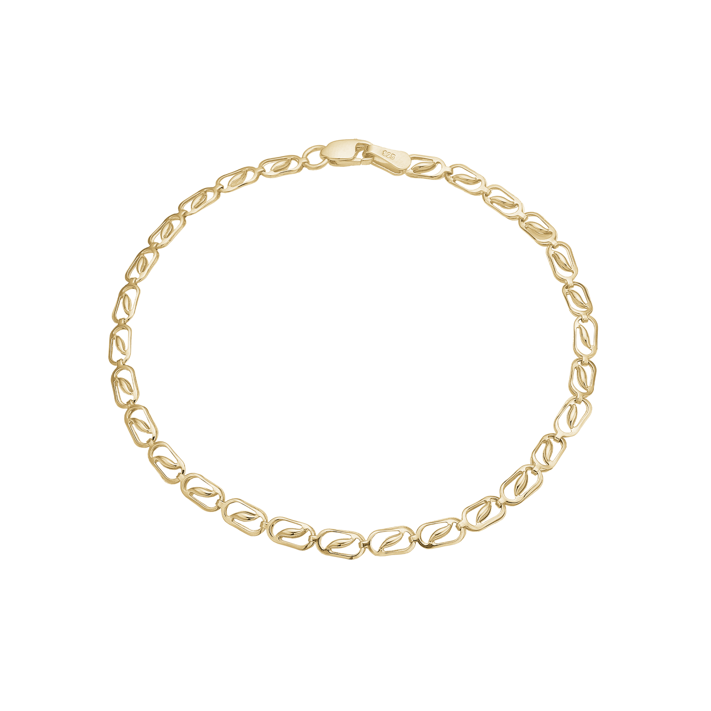 Armbånd Små Led 8 Karat Guld 19 cm