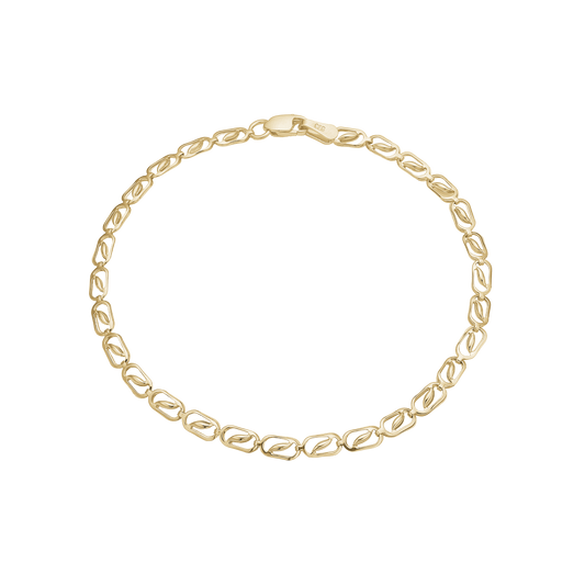 Armbånd Små Led 8 Karat Guld 19 cm