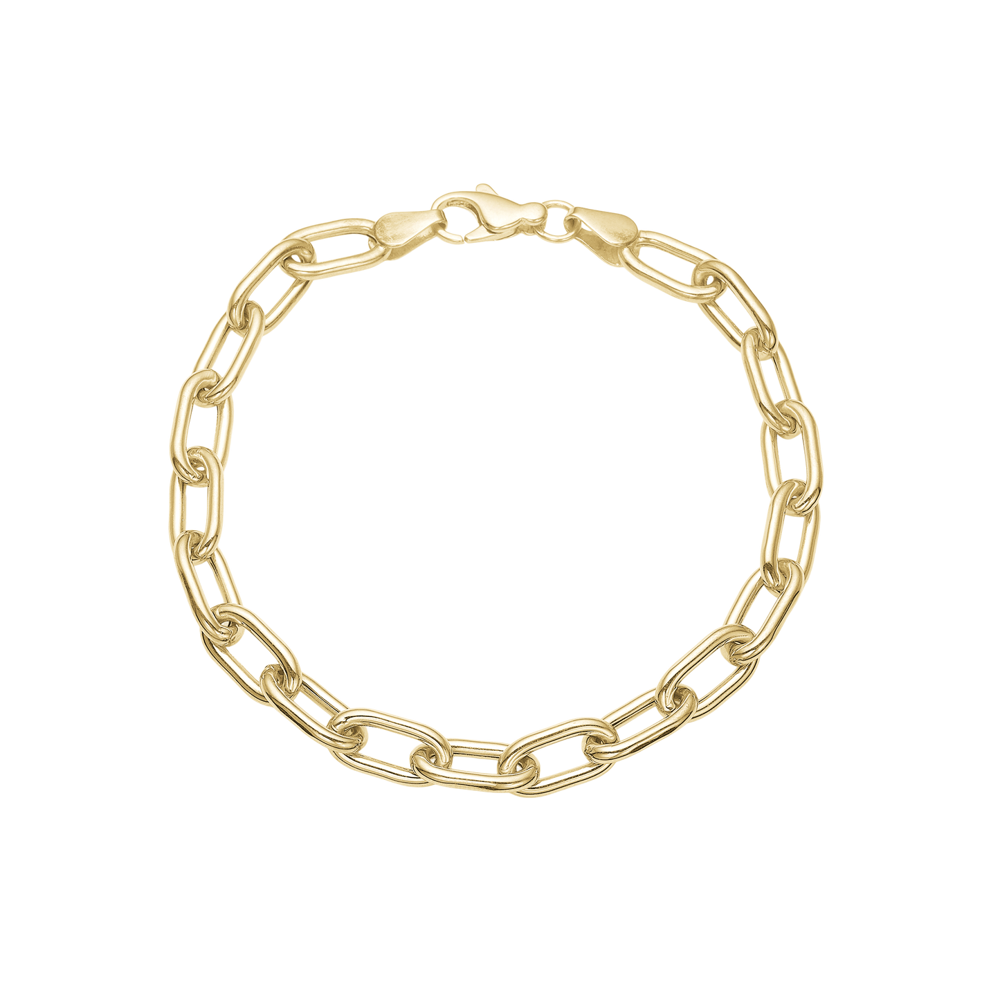 Lænke armbånd i forgyldt 