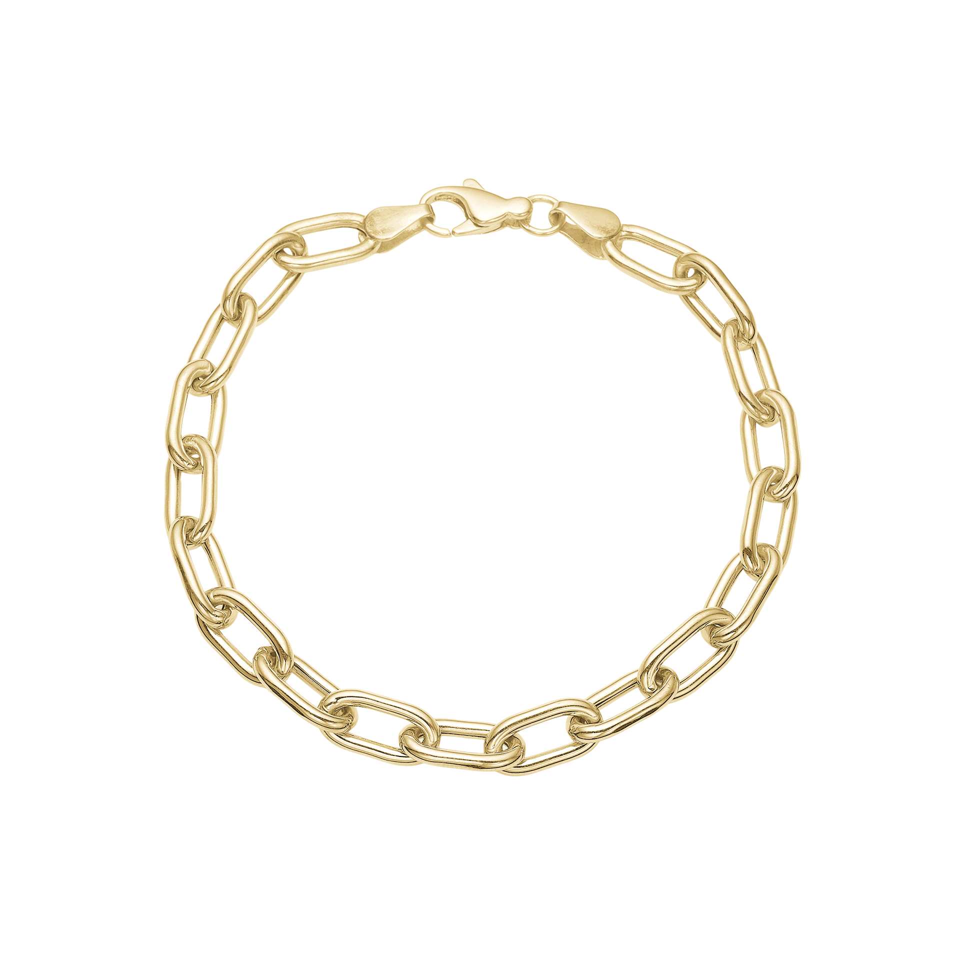 Lænke armbånd i forgyldt 