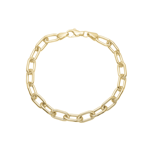 Lænke armbånd i forgyldt 