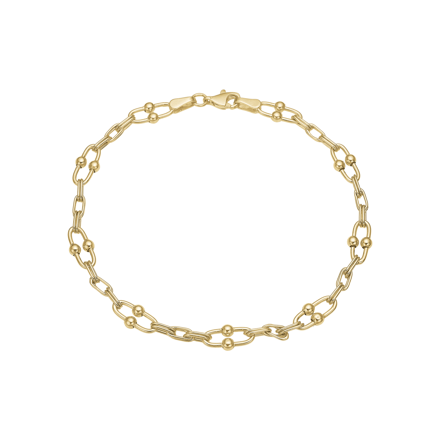 Armbånd Lænke 8 Karat Guld 19 cm