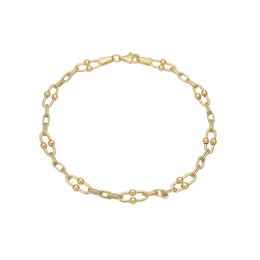 Armbånd Lænke 8 Karat Guld 19 cm