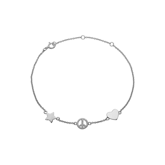 Armbånd til børn Symboler Sterling Sølv