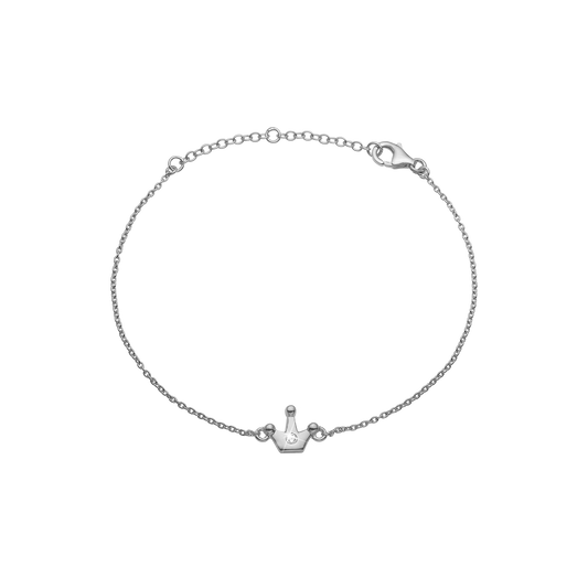 Armbånd til børn Krone Sterling Sølv
