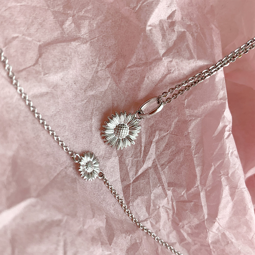 Armbånd til Børn Marguerit Sterling Sølv 14 + 2 cm