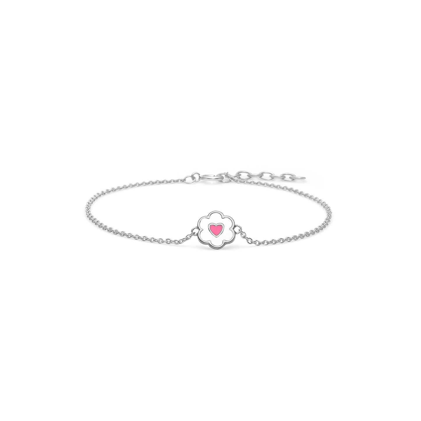 Armbånd til Børn Hjerteblomst Sterling Sølv
