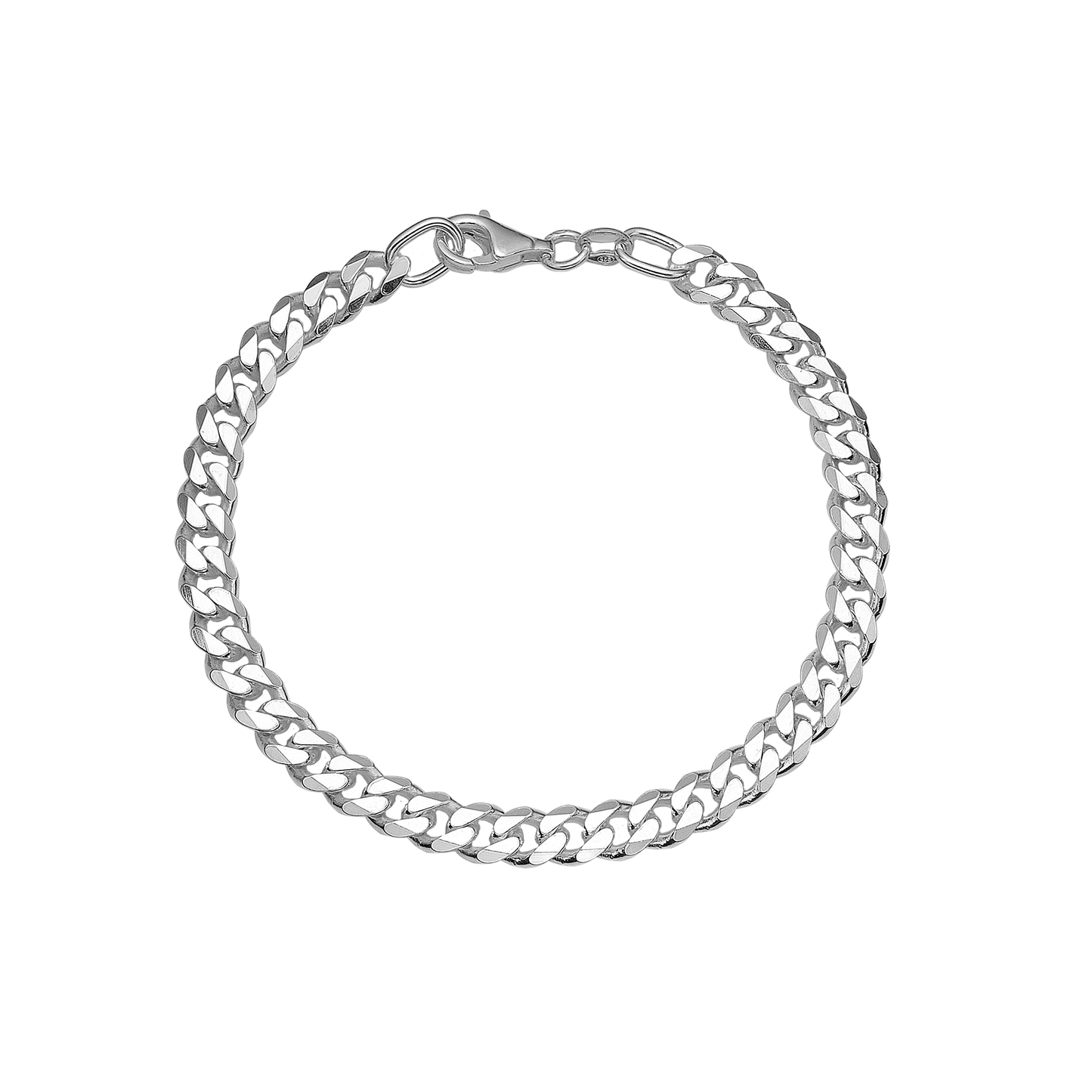 Armbånd Panzer Sterling Sølv Bredde 4,5 mm Længde 20 cm