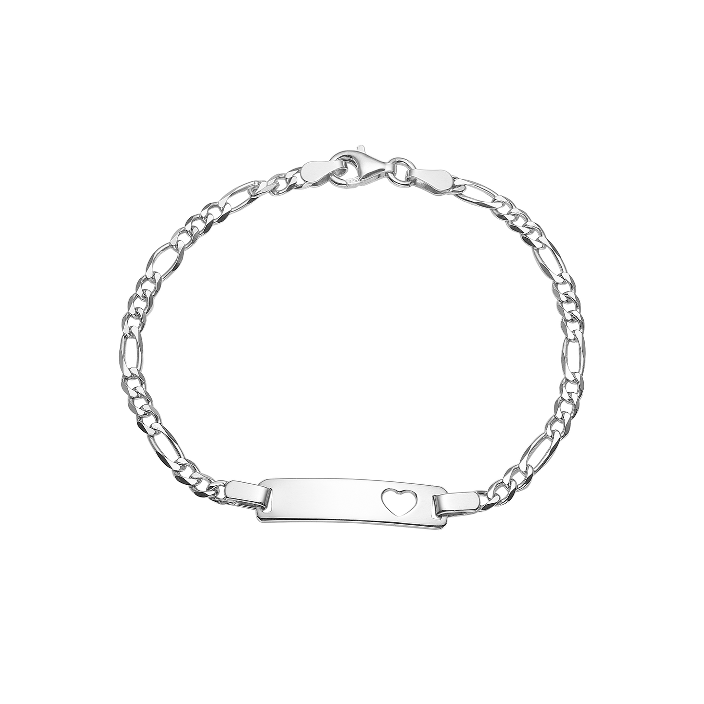 Armbånd til Børn Navnearmbånd Hjerte Sterling Sølv