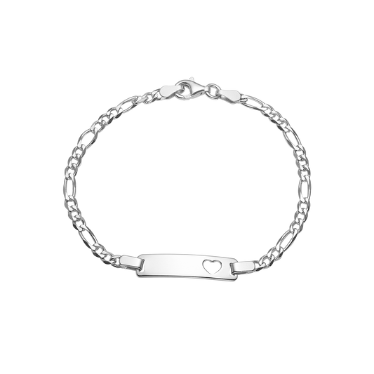 Armbånd til Børn Navnearmbånd Hjerte Sterling Sølv
