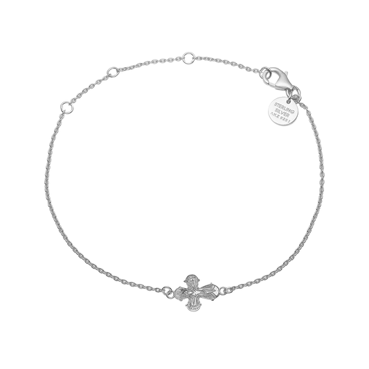 Dagmarkors Armbånd Sterling Sølv 14,5 - 21 cm